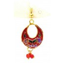 Meenakari Minakari Enamel Jhumka Jhumki Handmade Earrings Jewelry Drop Long AE90